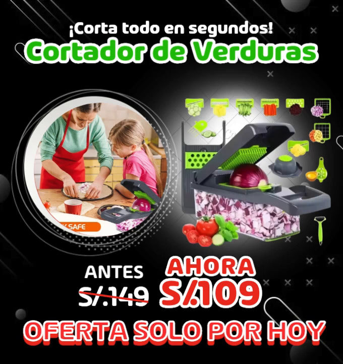 Cortador de Verduras Multifuncional